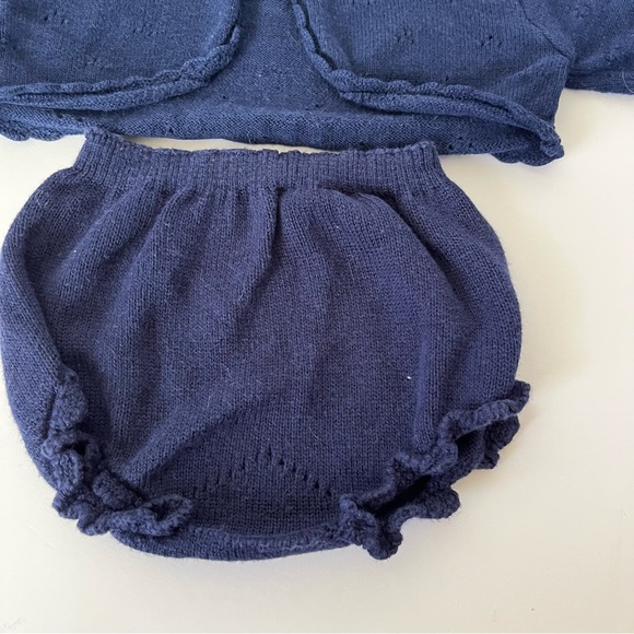 Mayoral Navy Knit 2-Piece Sweater Set Size Newborn - Picture 4 of 7